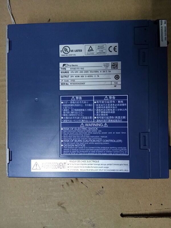 RYH401F5-VV2富士伺服驱动器维修