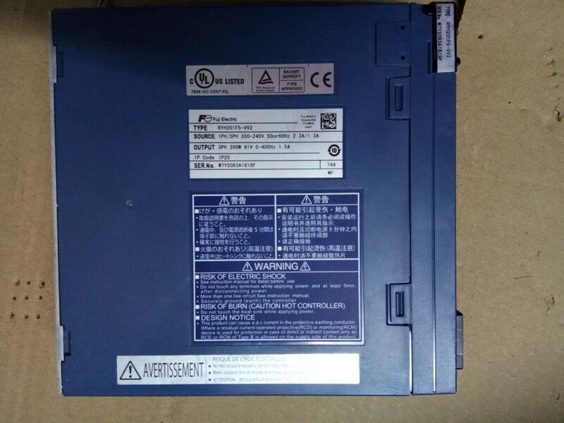 RYH201F5-VV2富士伺服驱动器维修